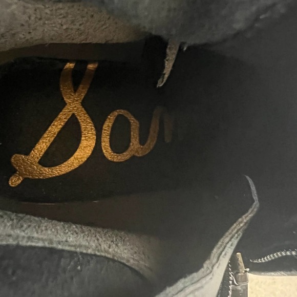 SAM EDELMAN LERUE LUG SOLE FAUX LEATHER HIGH SHAFT OVER KNEE BOOT 6.5-7 NWOB - Picture 16 of 16